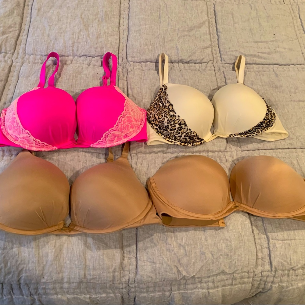 Lot of 4 Victoria Secret size 36DD bras